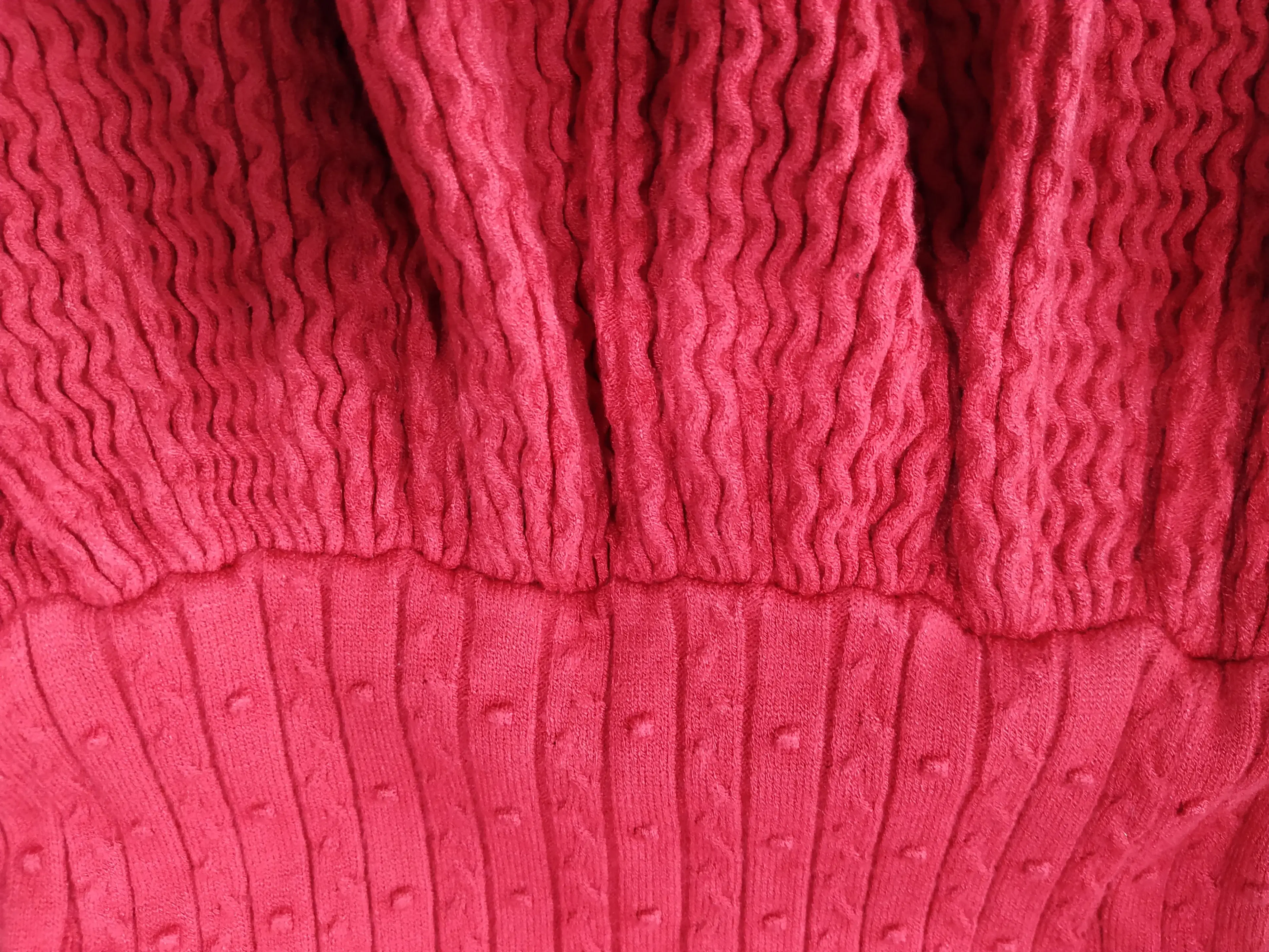 MSGM Red Ruffles Dress