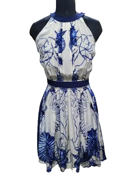 Roberto Cavalli Silk Mid Length Dress