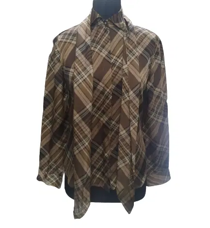 Lauren Ralph Lauren Check Tie Top-Hover-Image