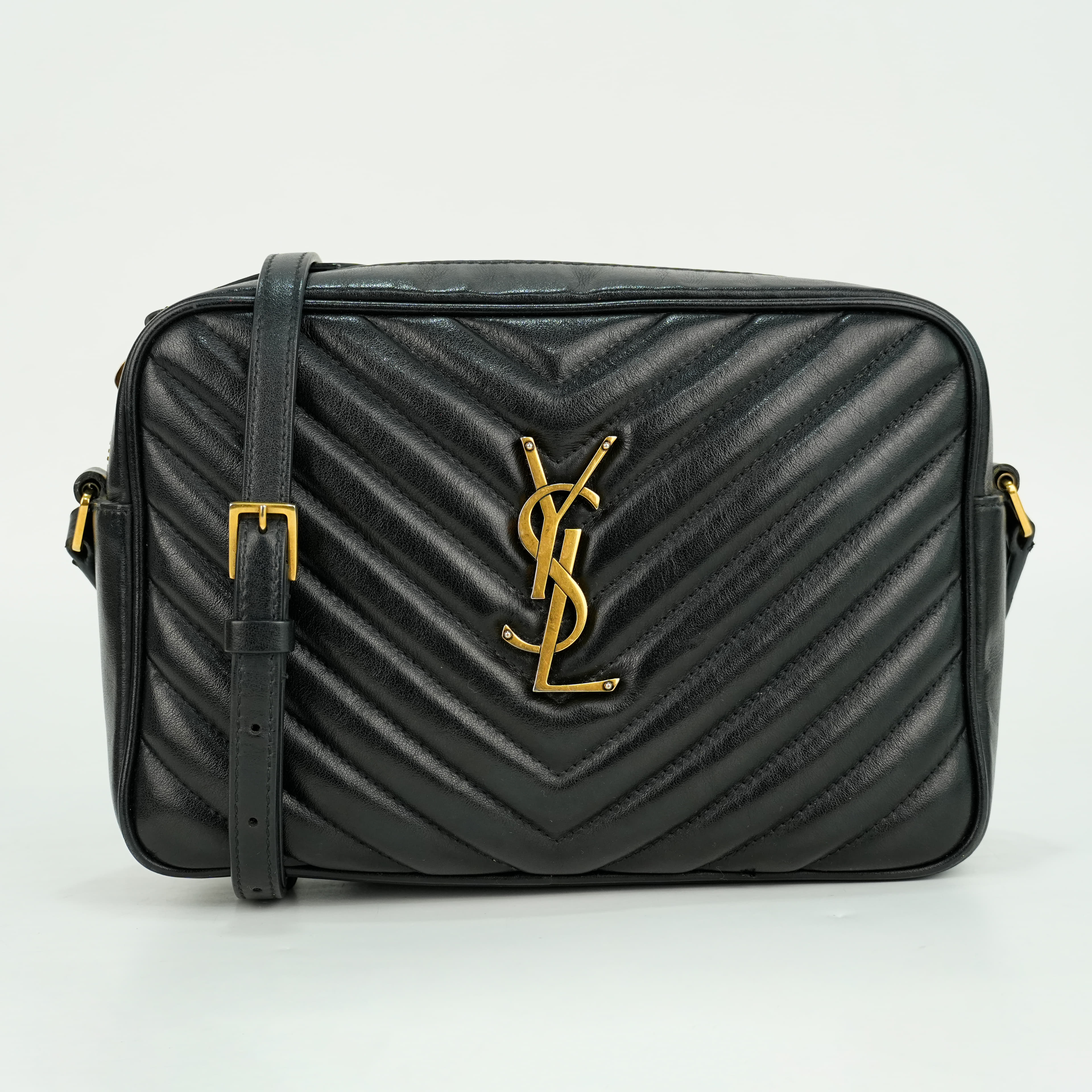 Saint Laurent Lou Camera Bag in quilted leather