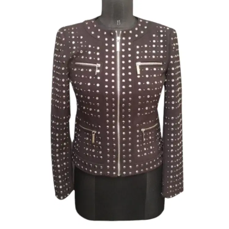 Michael Kors Black Studded Jacket-Hover-Image