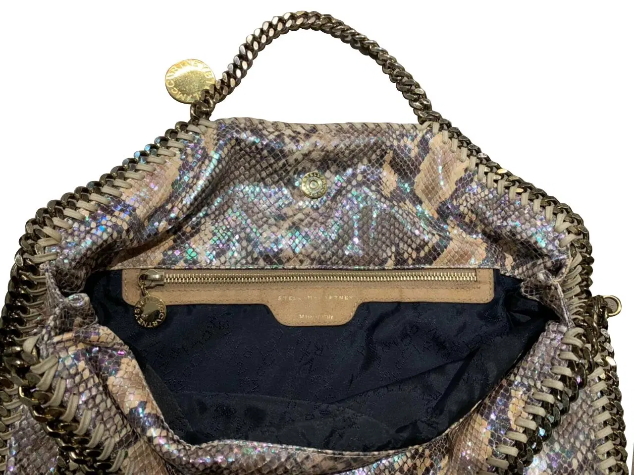 Stella McCartney Faux Python Falabella Tote