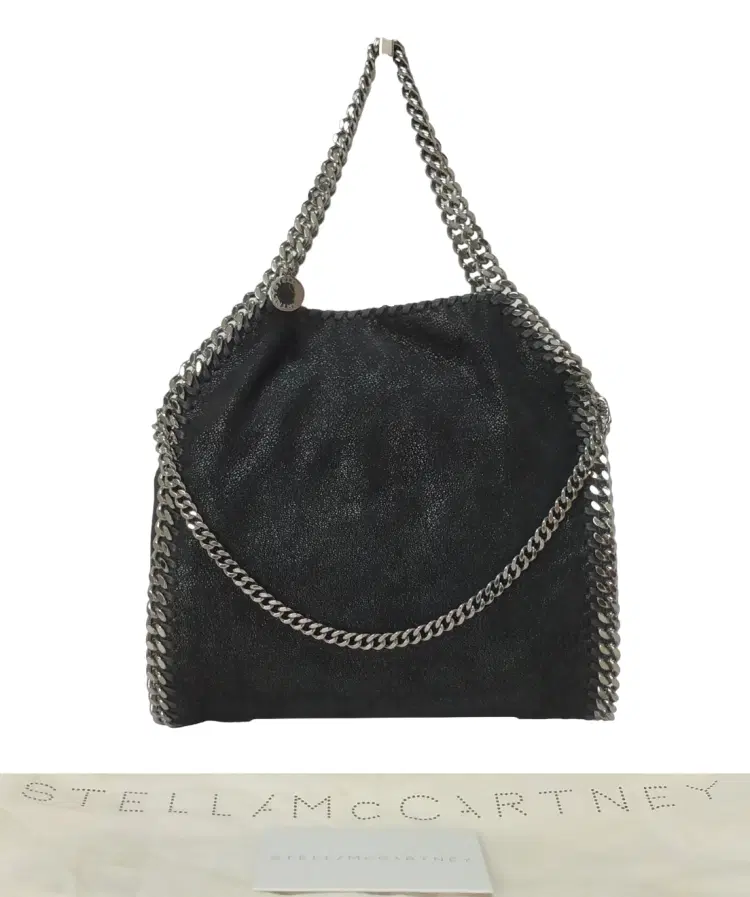 Stella Mccartney Black Falabella Mini Tote-Hover-Image