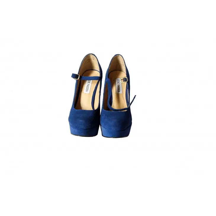 Steve Madden Blue Heels