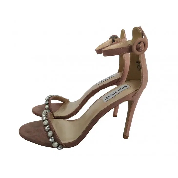 Steve Madden Pearl and Diamond Suede Sandal-Hover-Image