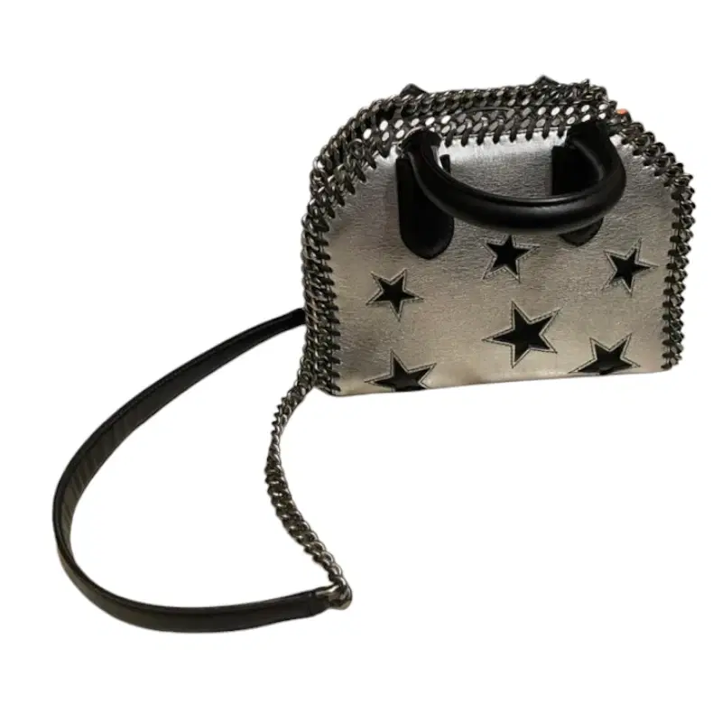 Stella McCartney Silver Falabella Star Shoulder Bag