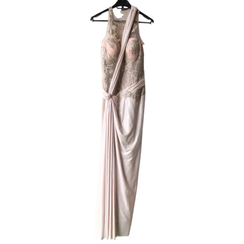Shantanu & Nikhil Pink Draped Sari Gown