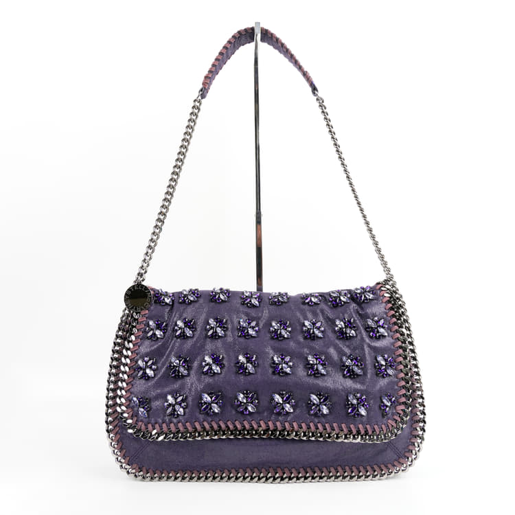 Stella Mccartney Falabella Studded Flap Bag-Hover-Image
