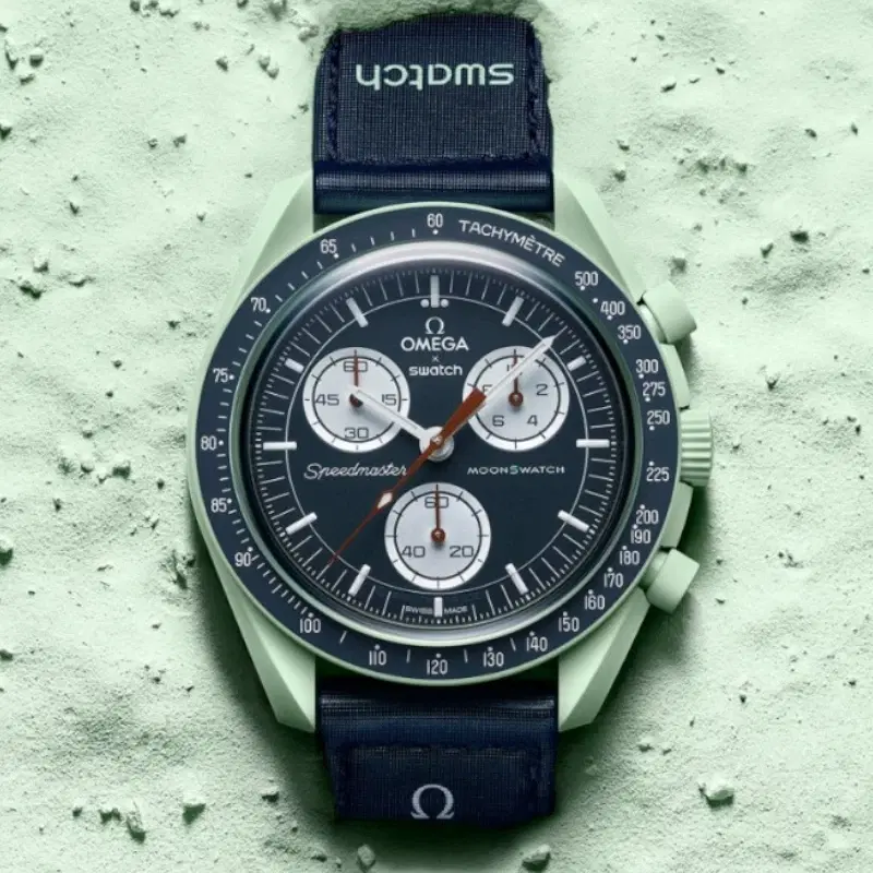 Swatch x Omega Bioceramic Moonswatch Mission on Earth 42MM Quartz