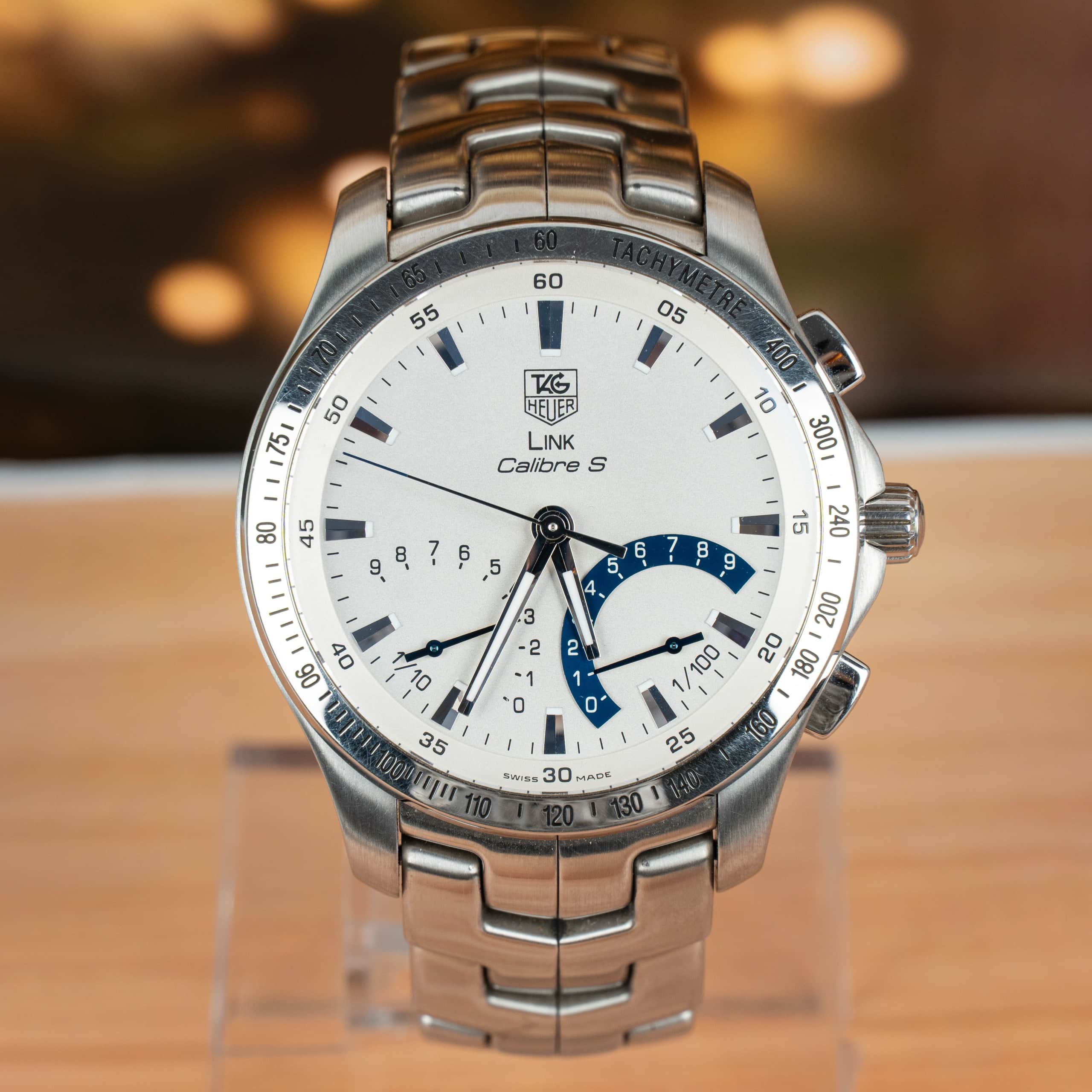 Buy and Sell Tag Heuer Link Calibre S 42 MM Chronograph Silver 