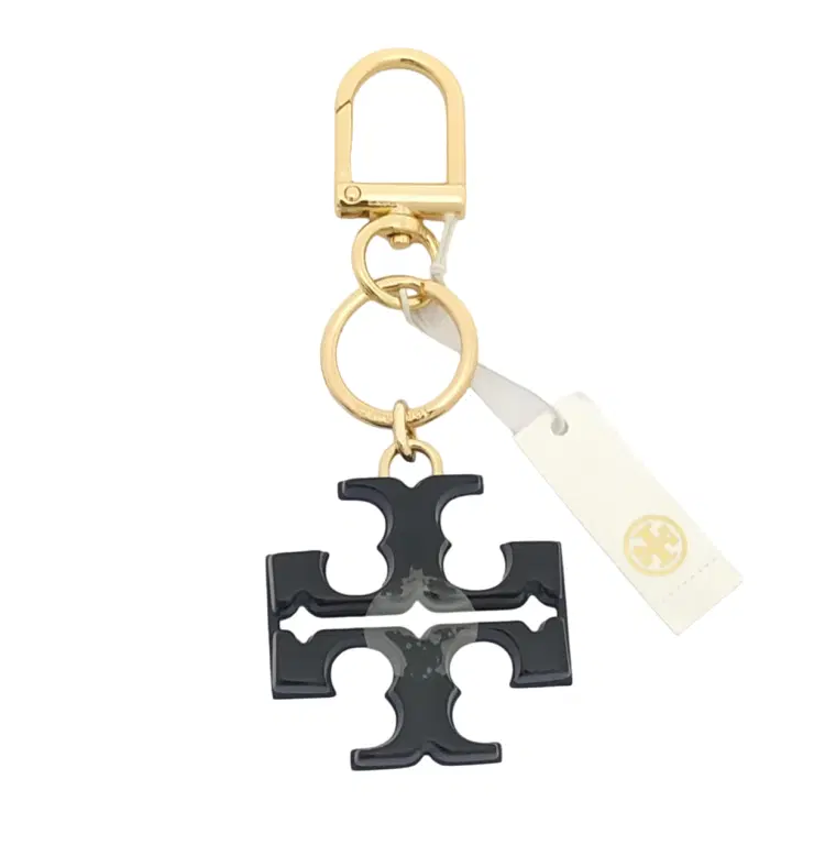 Tory Burch Resin Logo Key Fob Or Bag Charm-Hover-Image