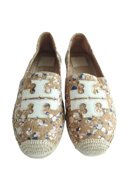 Tory Burch Ines Ivory Confetti Espadrilles