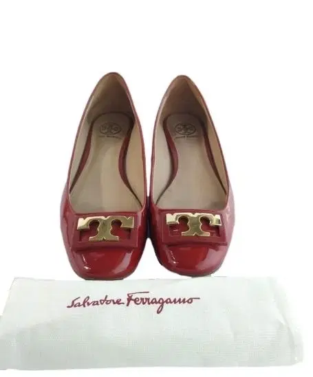 Tory Burch Gigi Patent Leather Block-heel Pumps