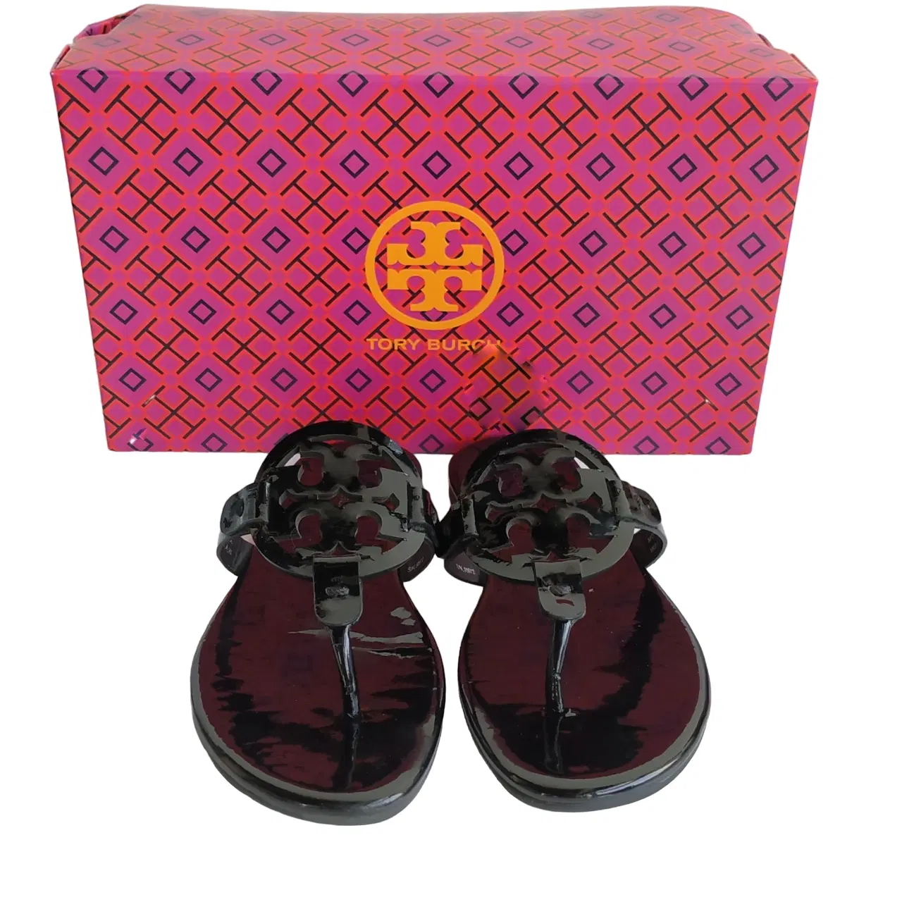 Tory Burch Miller Soft Patent Leather Sandal