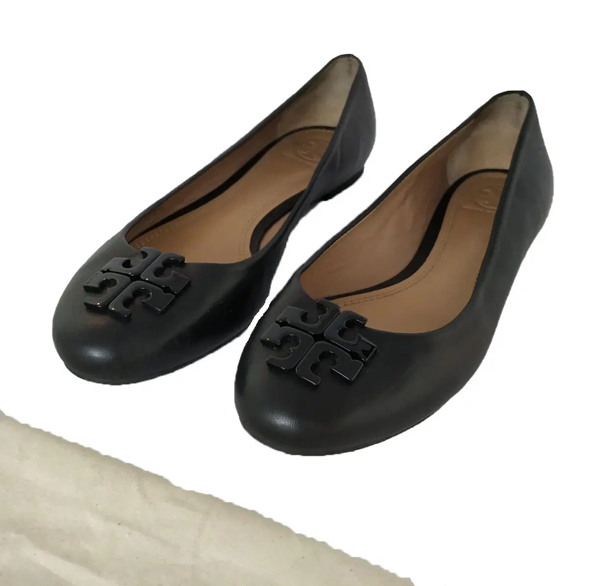 Size 7 - Tory Burch Lowell 2 Leather Ballet Flat