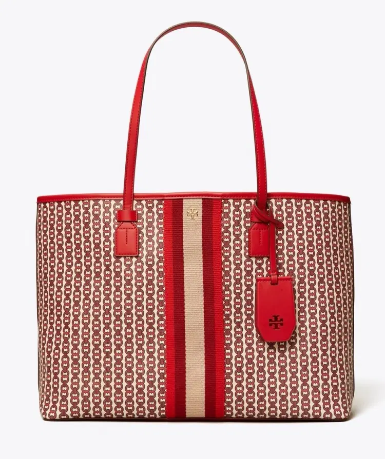 Tory Burch Gemini Link Canvas Tote-Hover-Image