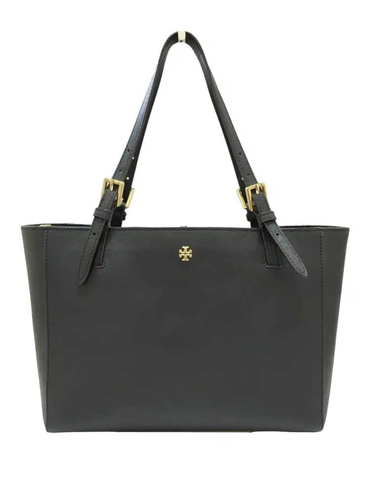 Tory Burch Emerson Saffiano Leather Buckle Tote-Hover-Image