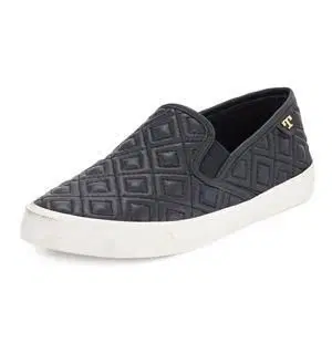 Size US 7.5 - Tory Burch jesse Quilted Leather Slip on Sneaker-Hover-Image