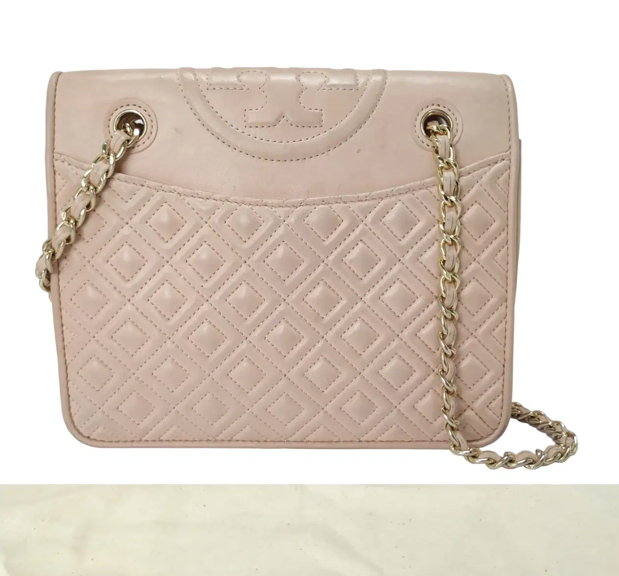 Tory Burch Quilted Fleming Medium Shoulder Bag