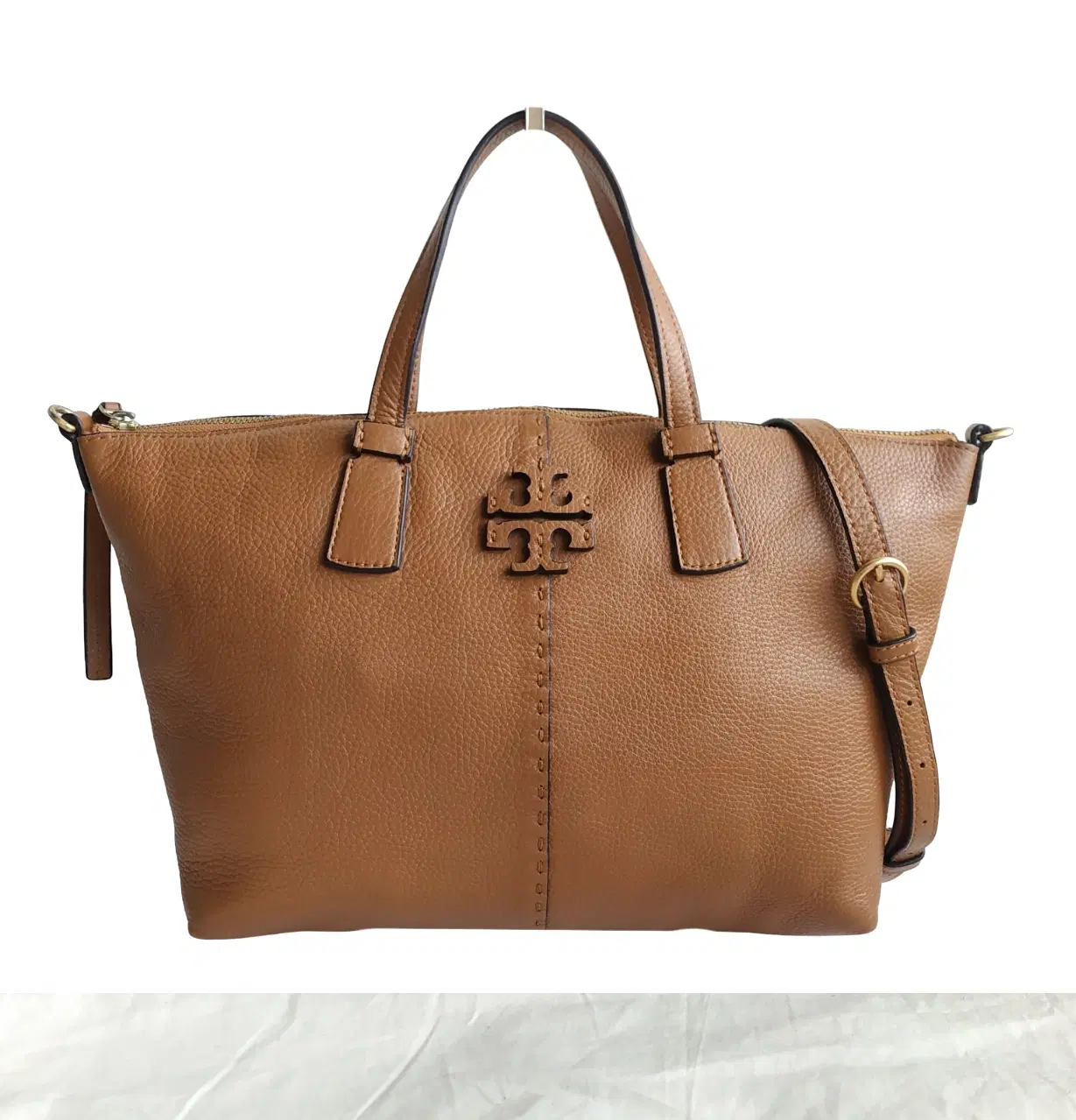 Tory Burch McGraw Top-Zip Satchel