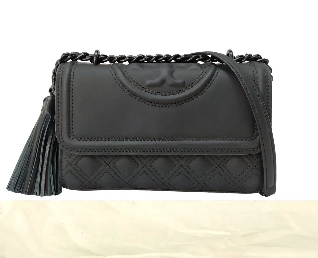 Tory Burch Fleming Matte Small Convertible Shoulder Bag