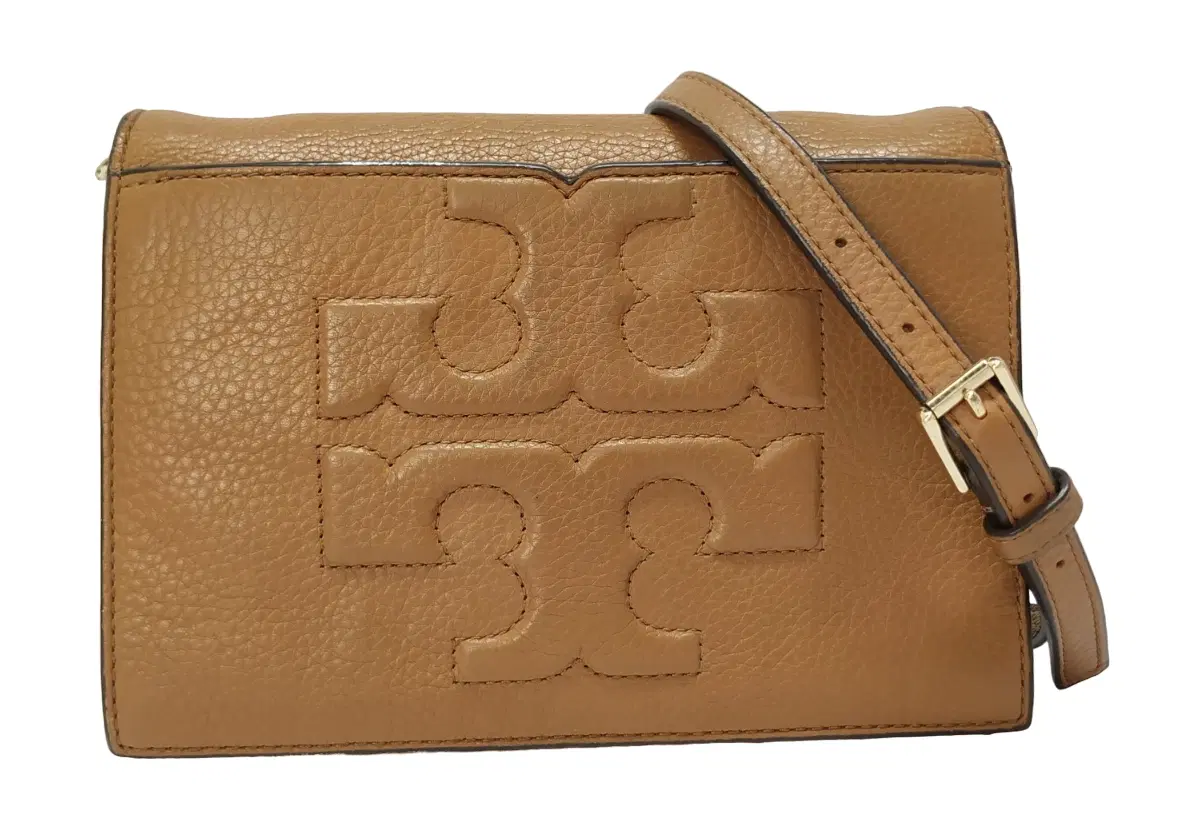 Tory Burch Bombe T Combo Leather Crossbody Bag