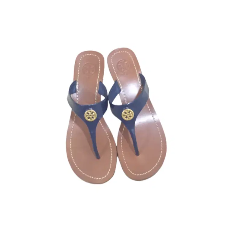 Tory Burch Blue Cameron Wedge Sandals-Hover-Image