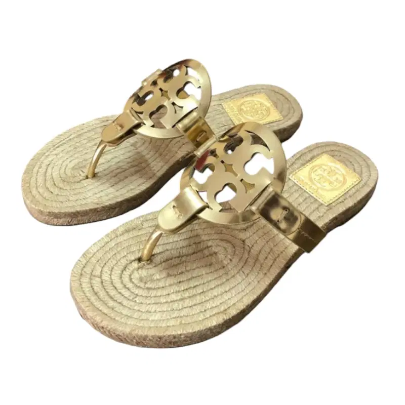 Tory Burch Miller Espadrille Mirror Metallic 47743 Sandals