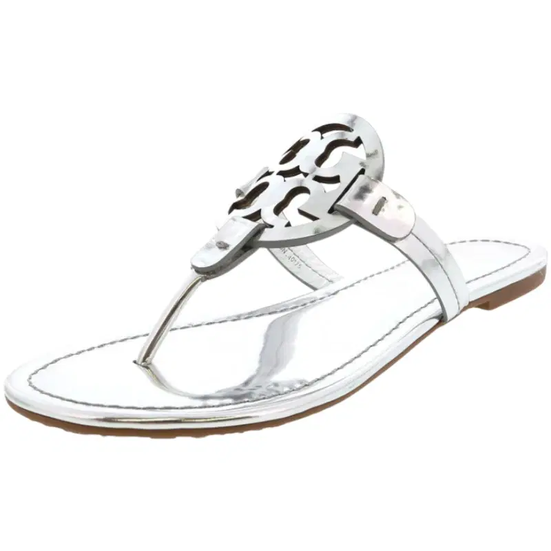 Tory Burch Miller Silver Sandal