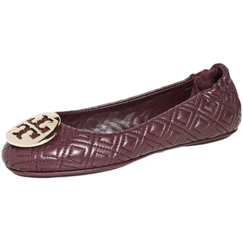 Tory Burch Womens Quilted Minnie Flats