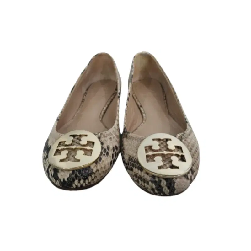 Tory Burch Reva Python Embossed Print Ballet Flat