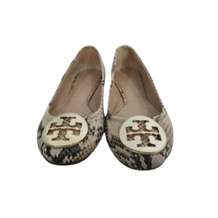 Tory Burch Reva Python Embossed Print Ballet Flat-Hover-Image