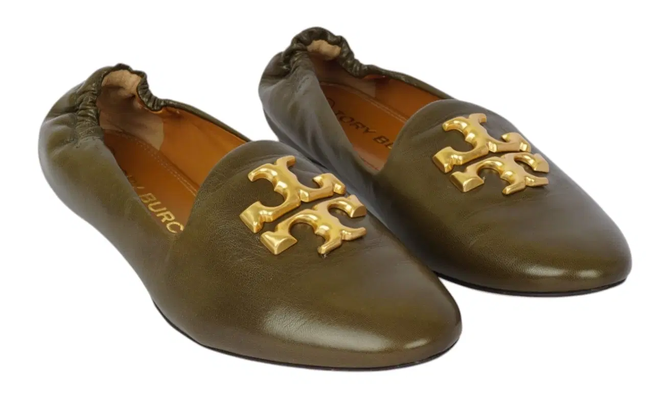 Size 6.5 - Tory Burch Eleanor Leather Ballerina Shoes