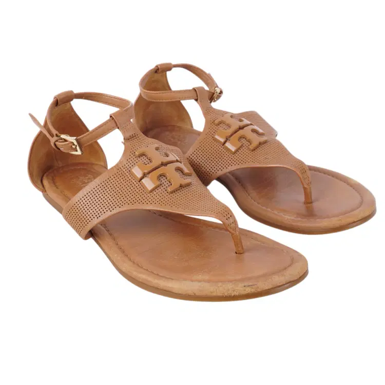 Size 7.5 - Tory Burch Tan Sandal-Hover-Image