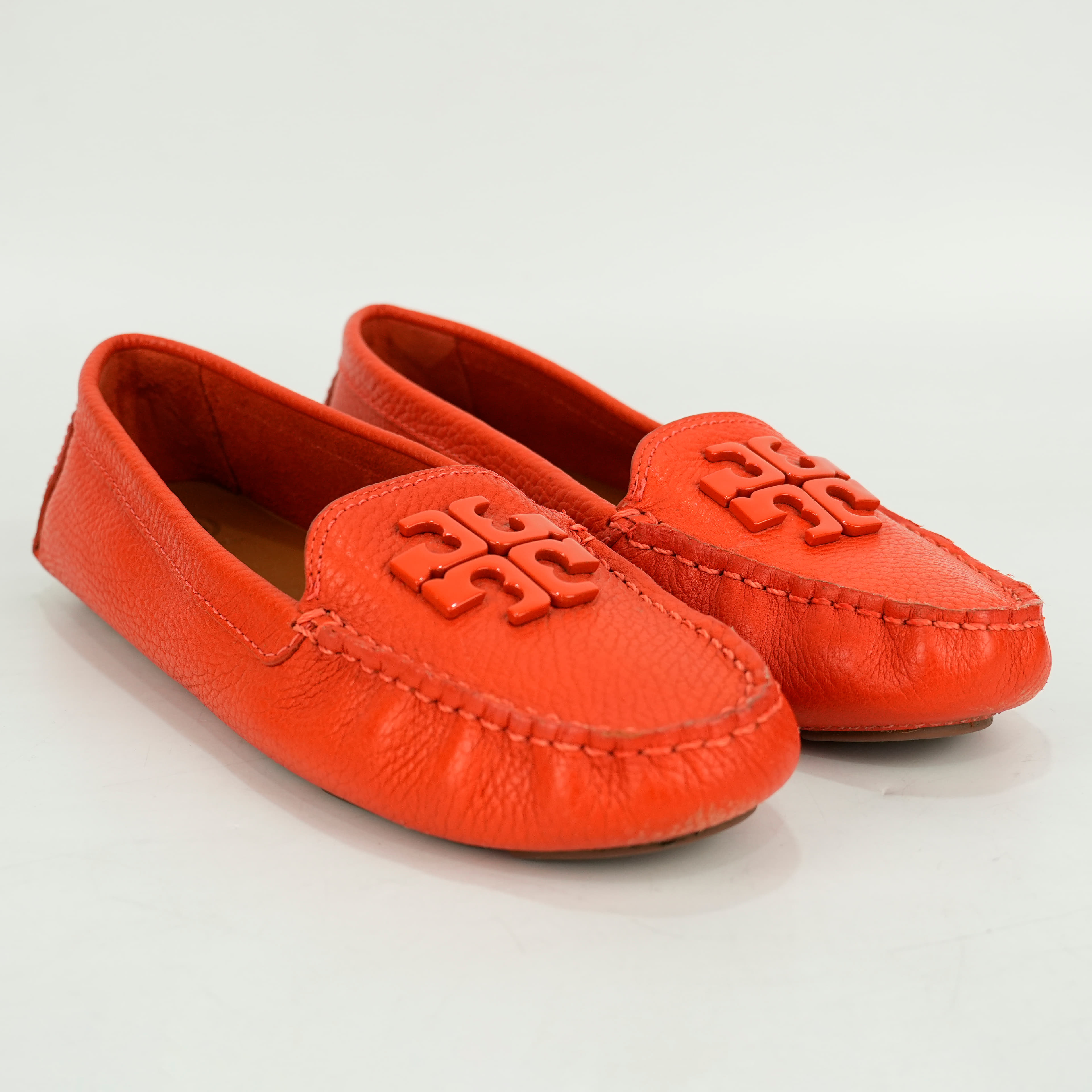 Size 7.5 - Tory Burch Leather Lowell Loafers