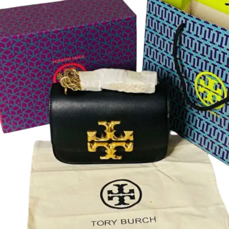 Tory Burch Black Eleanor Crossbody Bag-Hover-Image