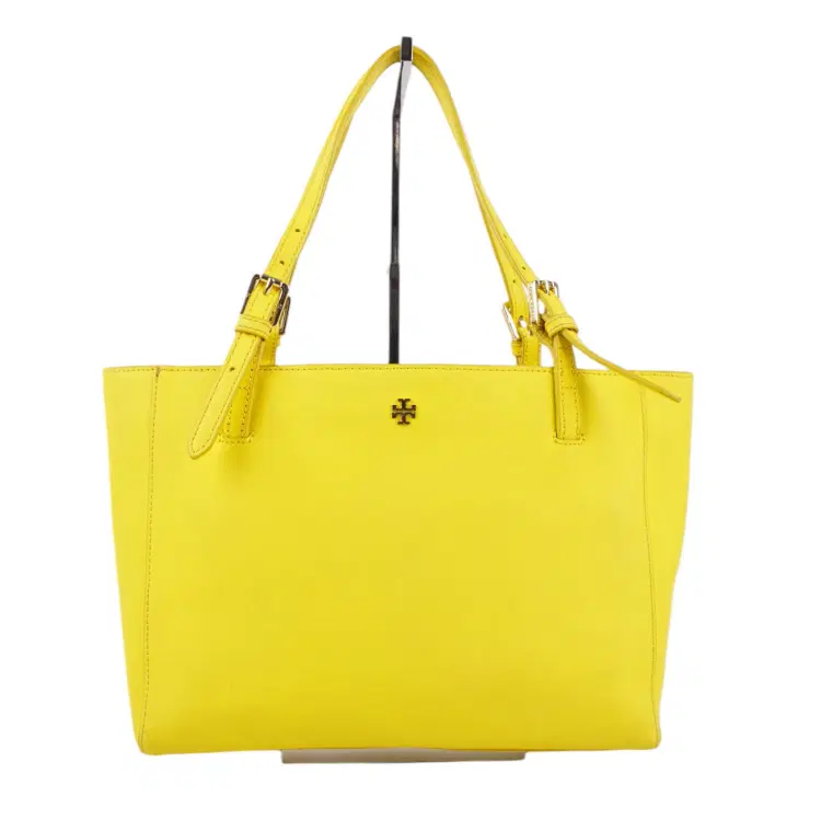 Tory Burch Yellow Saffiano Leather York Buckle Tote-Hover-Image
