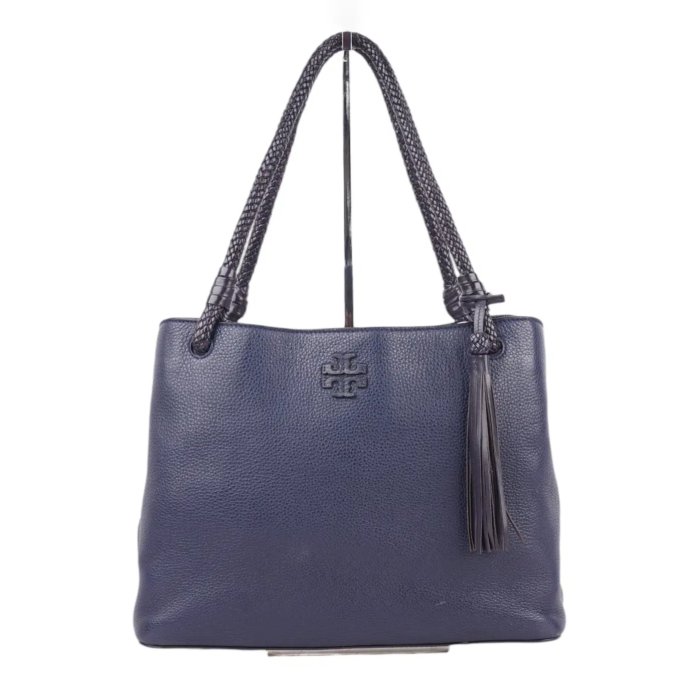 Tory Burch Black Leather Tassel Shoulder bag