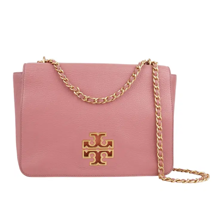 Tory Burch Britten Leather Crossbody Bag-Hover-Image