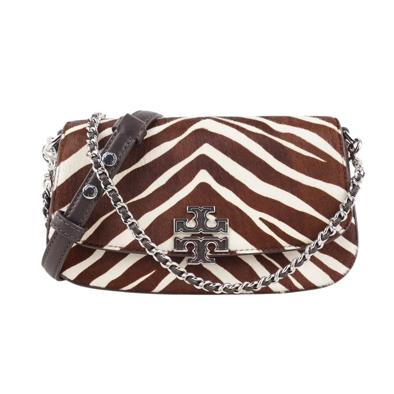 Tory Burch Small Eleanor Calf Hair Bag In Multi