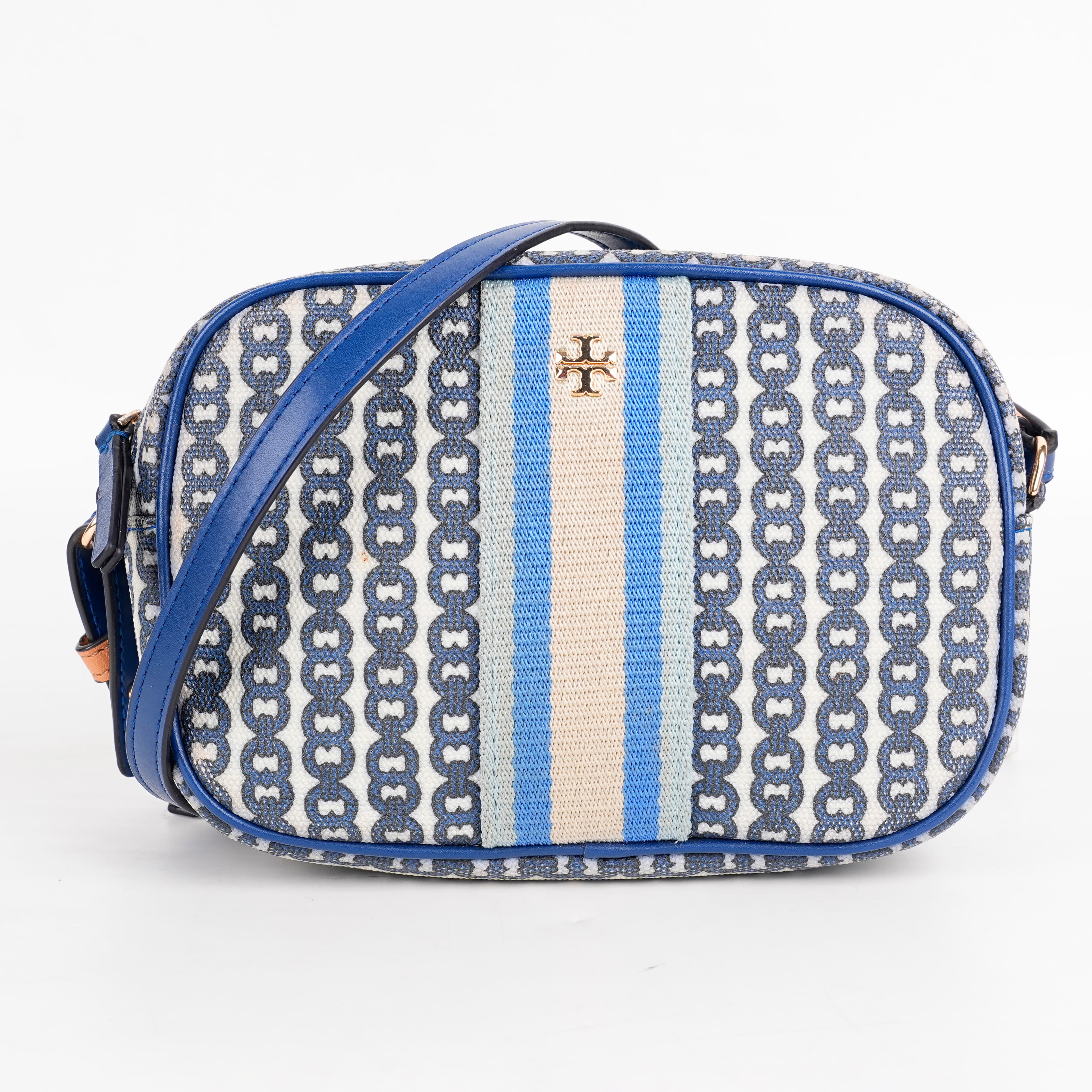 Tory Burch Gemini Link Canvas Mini Bag