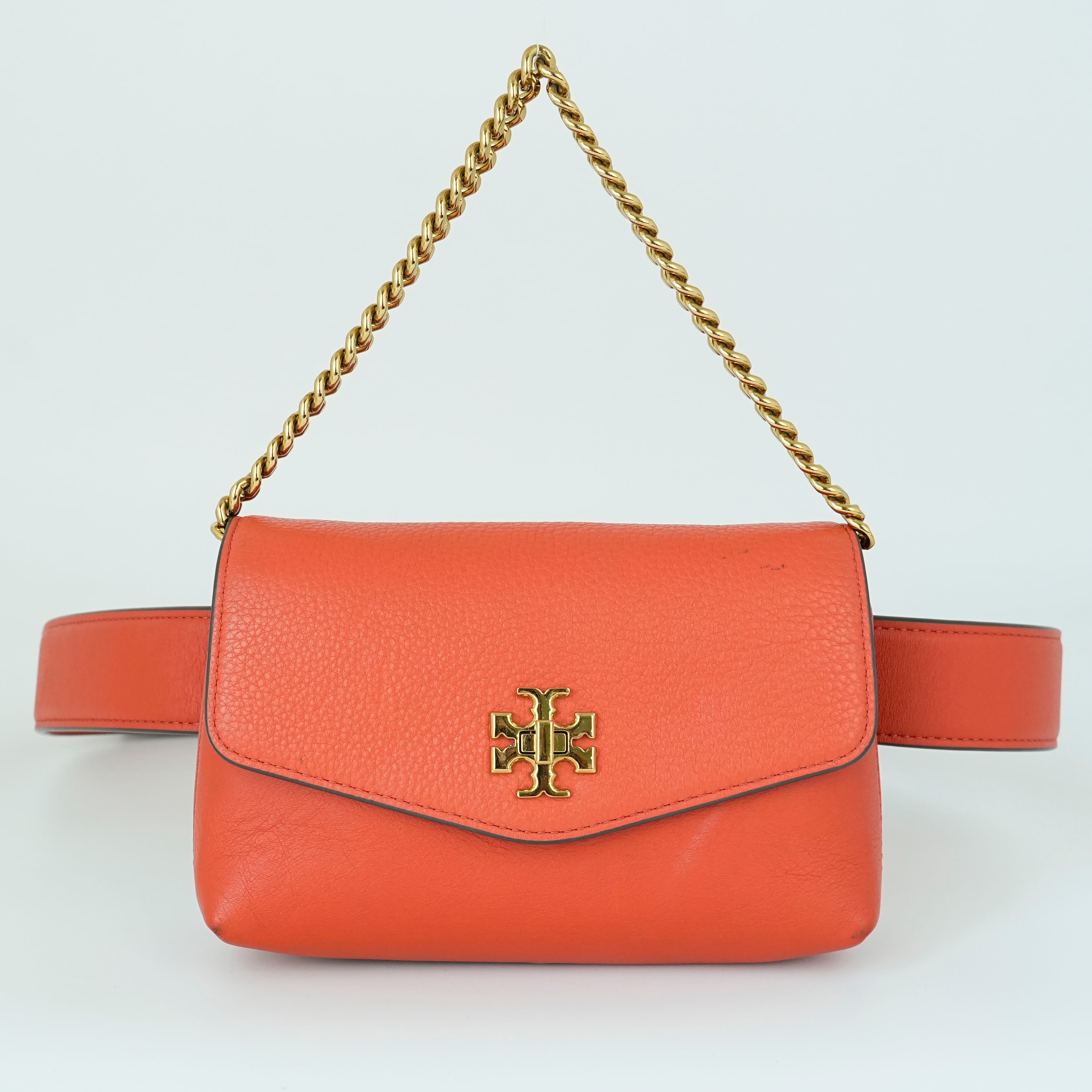 Tory Burch Kira Mixed-Materials belt bag