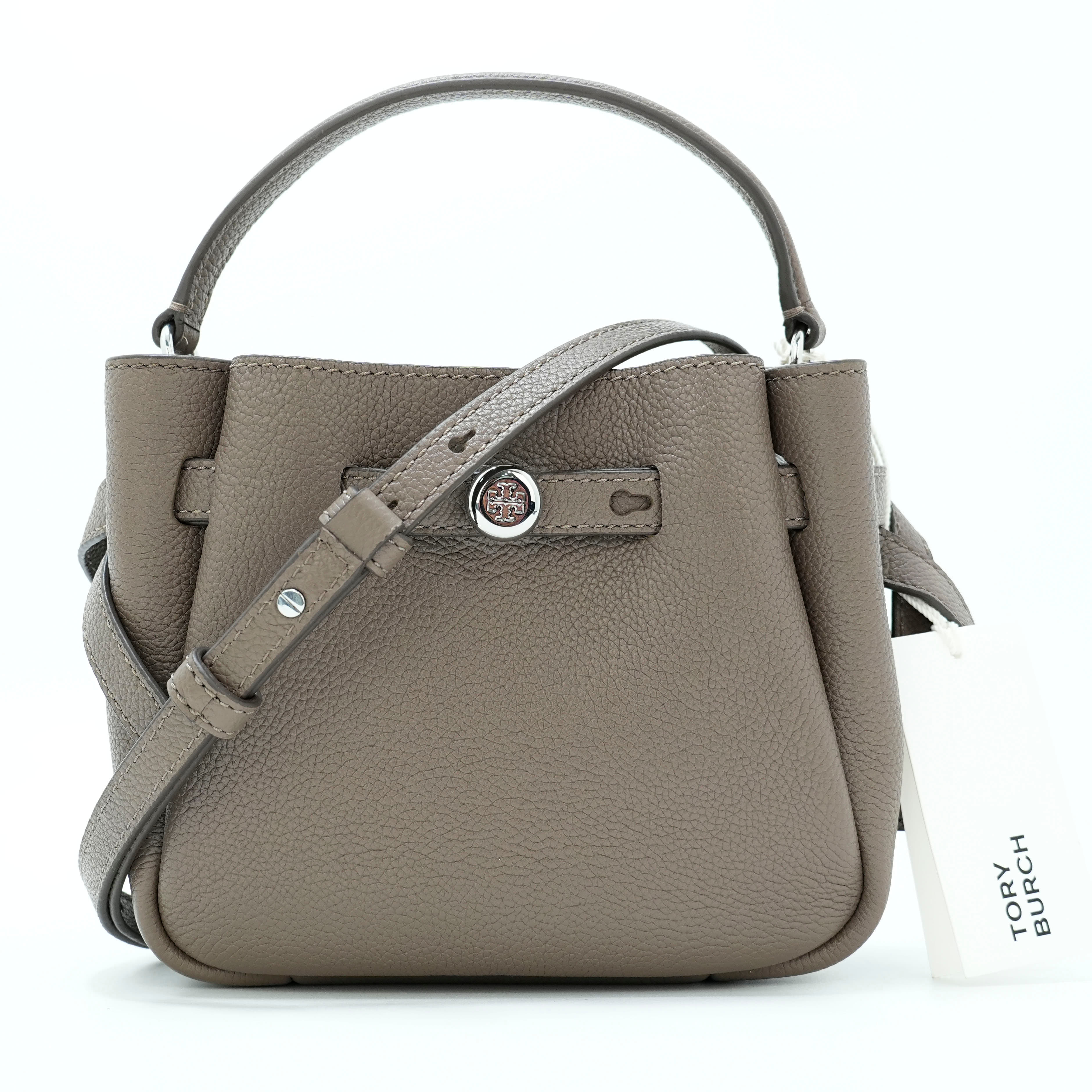 Tory Burch Romy Mini Bucket Bag in Wild mushroom