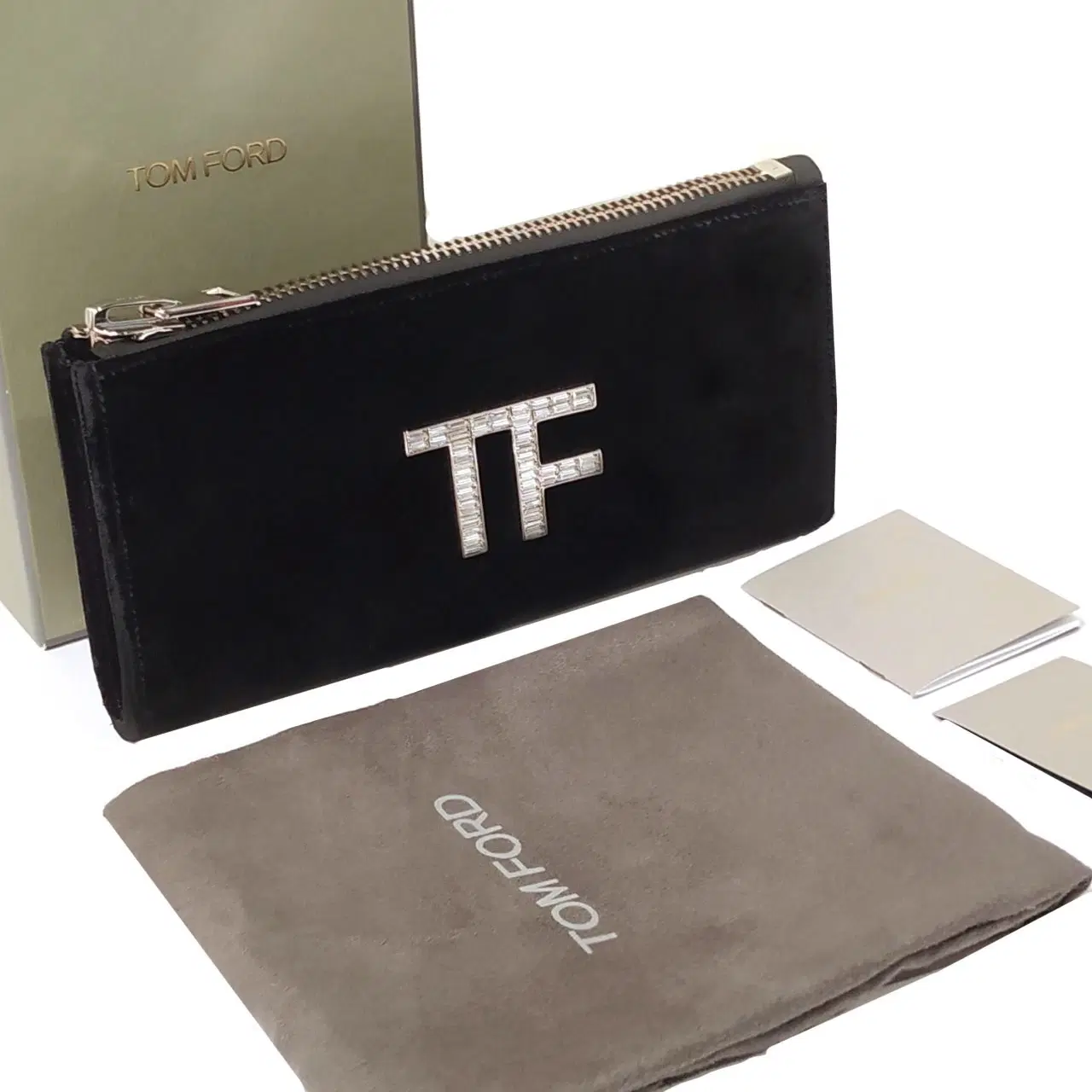 Tom Ford Satin Crystal TF Clutch