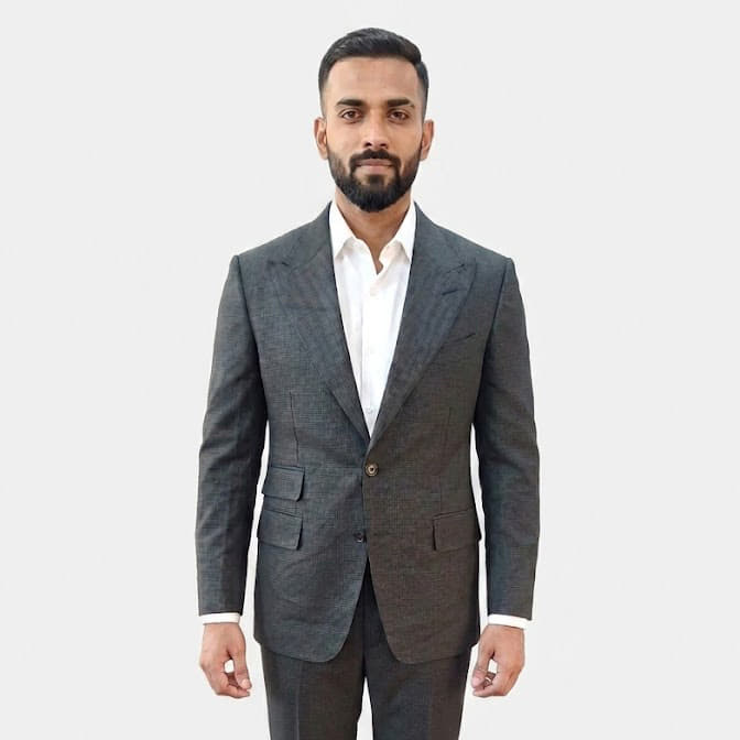 Tom Ford Grey Suit Set, Size 54 R