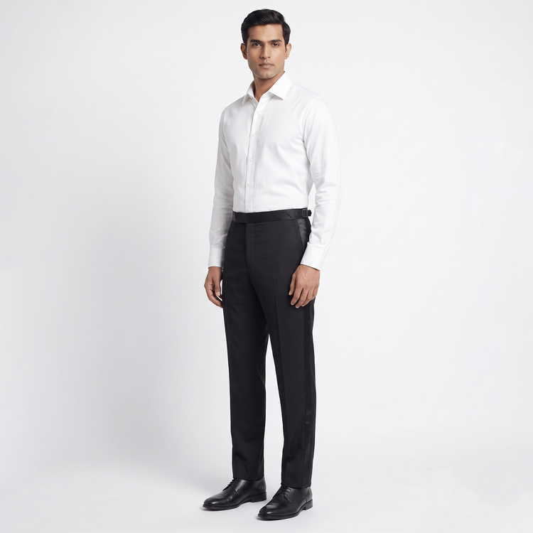 Tom Ford Tuxedo Grey Pants-Hover-Image