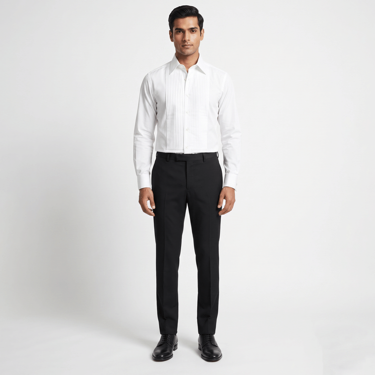 Tom Ford White Pinstriped Shirt-Hover-Image