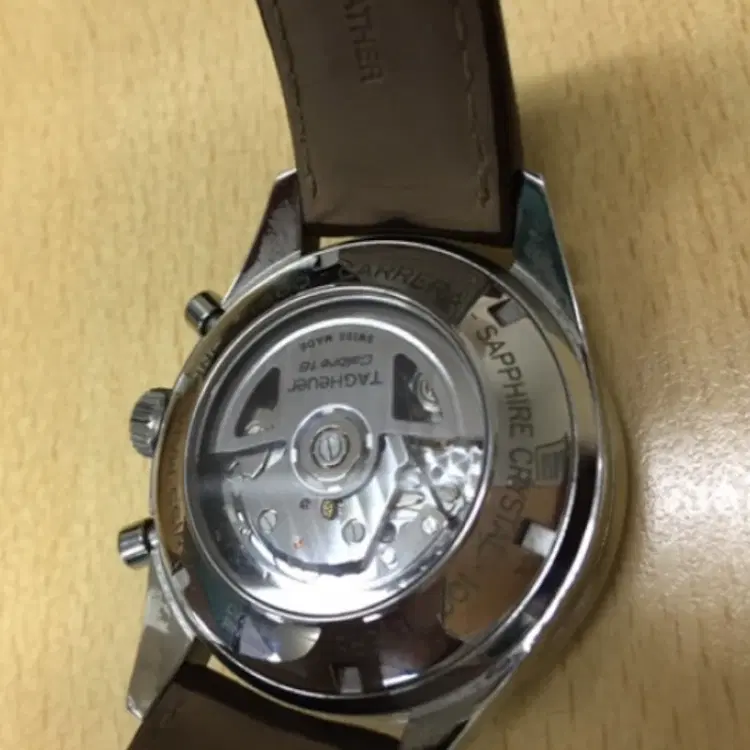 Tag Heuer Carrera Calibre 16 Automatic Brown Bezel & Calf Skin Strap | Luxepolis.com-Hover-Image