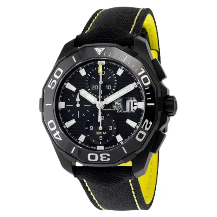 TAG Heuer Aquaracer Black Dial Automatic Men's Watch-Hover-Image
