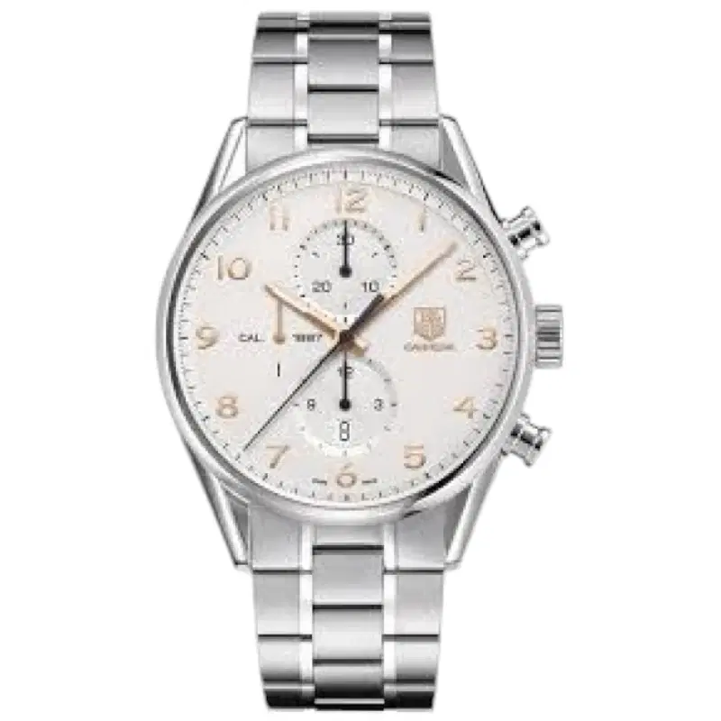 Tag Heuer Carrera Chronograph Automatic Silver Dial Men's Watch